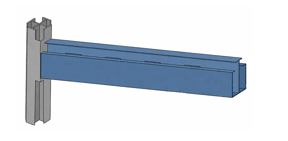 완전한 합성체를 지향하는 대형 시스템 합성보 개념도