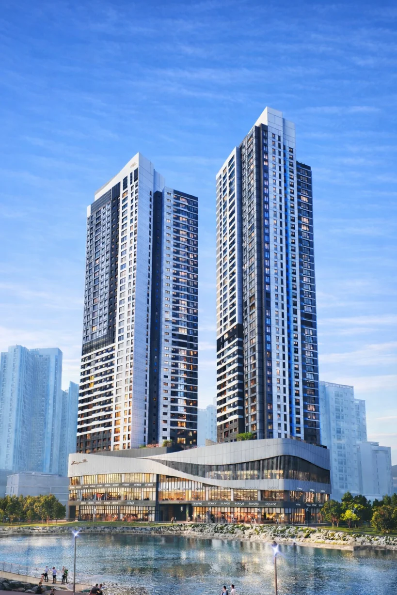 여수시 학동 주거복합 신축공사 조감도